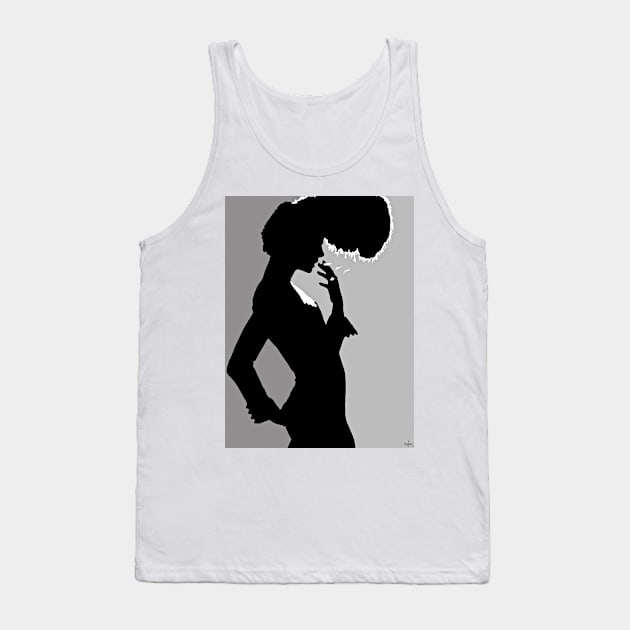 Femme Fatale c 1930 Provocateur Tank Top by Overthetopsm